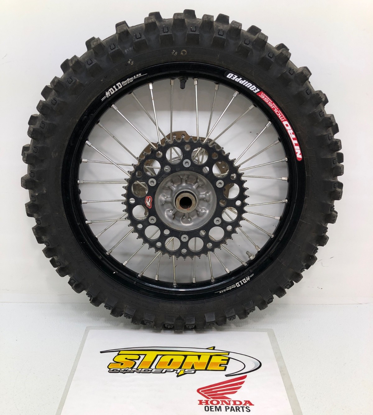 21-26 OEM Honda CRF450R Works Edition DID Dirt Star LT-X Rear Wheel Foam Insert