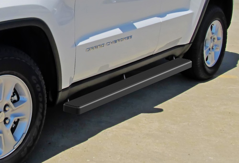 iBoard Running Boards 5 inches Matte Black Fit 11-21 Jeep Grand Cherokee