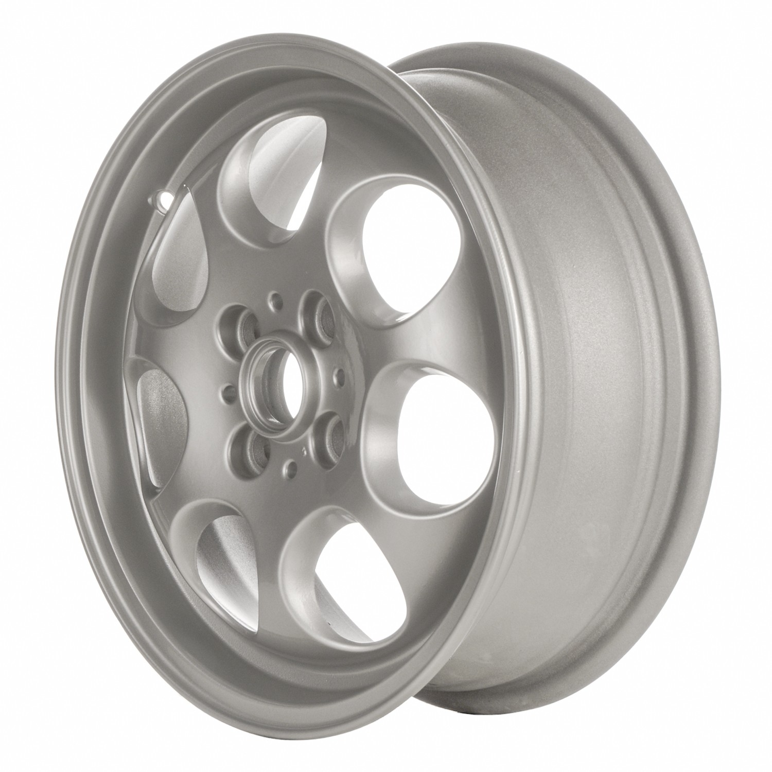 Reconditioned 15x5.5 Painted Silver Wheel fits 560-59360