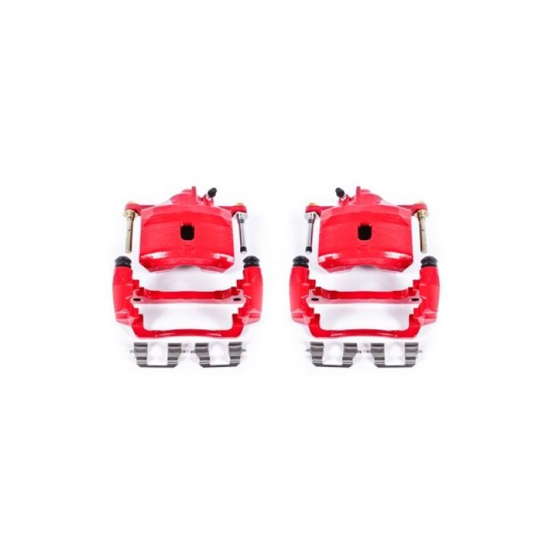 PowerStop Powder Coated Red Brake Calipers for Honda Civic & Acura EL – Pair