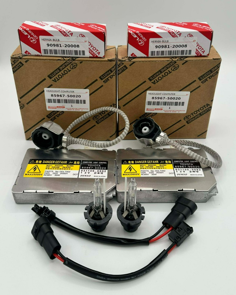 x2 NEW FOR LEXUS OEM GENUINE DENSO D2S D2R HID XENON HEADLIGHT BALLAST DDLT002