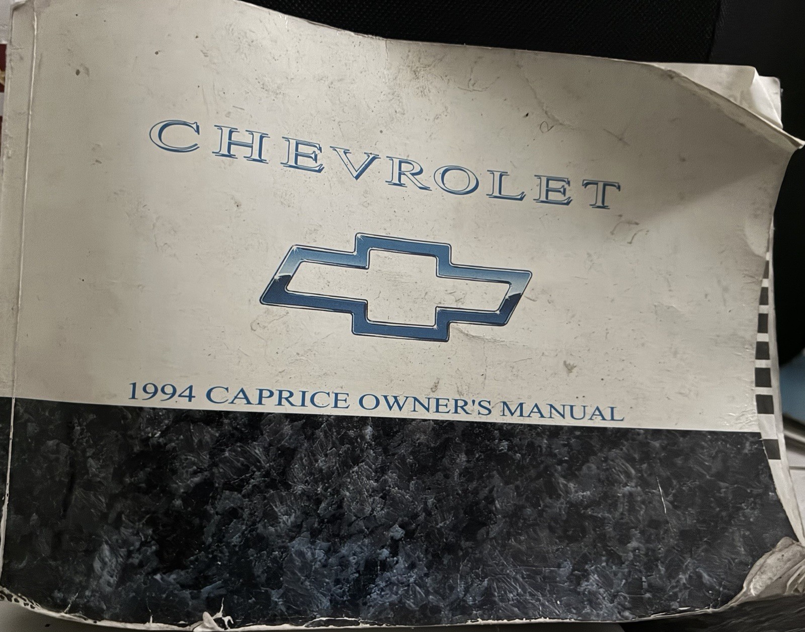 1994 Caprice Owners Manual and Parts Catalog Chevrolet Caprice