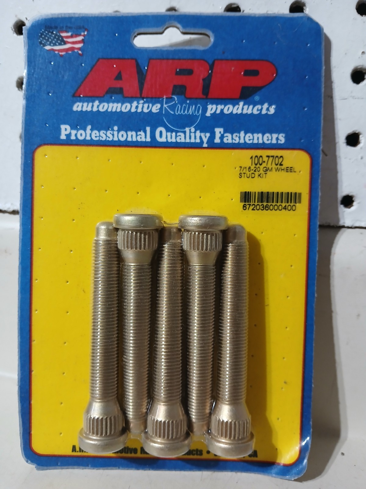 7/16-20 GM Wheel Stud Kit By ARP 100-7702