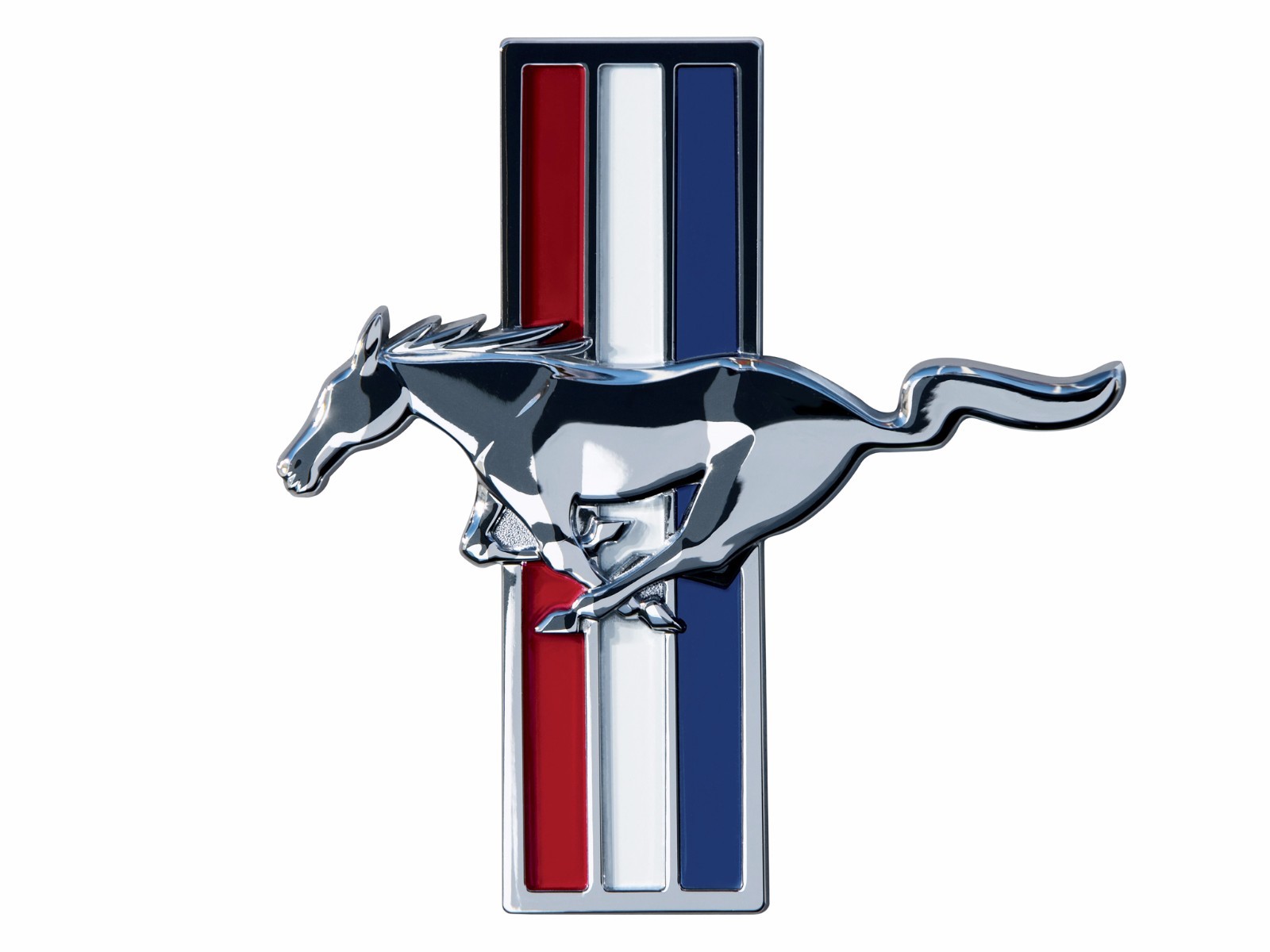 Mustang Tri Bar Logo Wall Decal Emblem Sticker Garage Decor Man Cave Home Decor