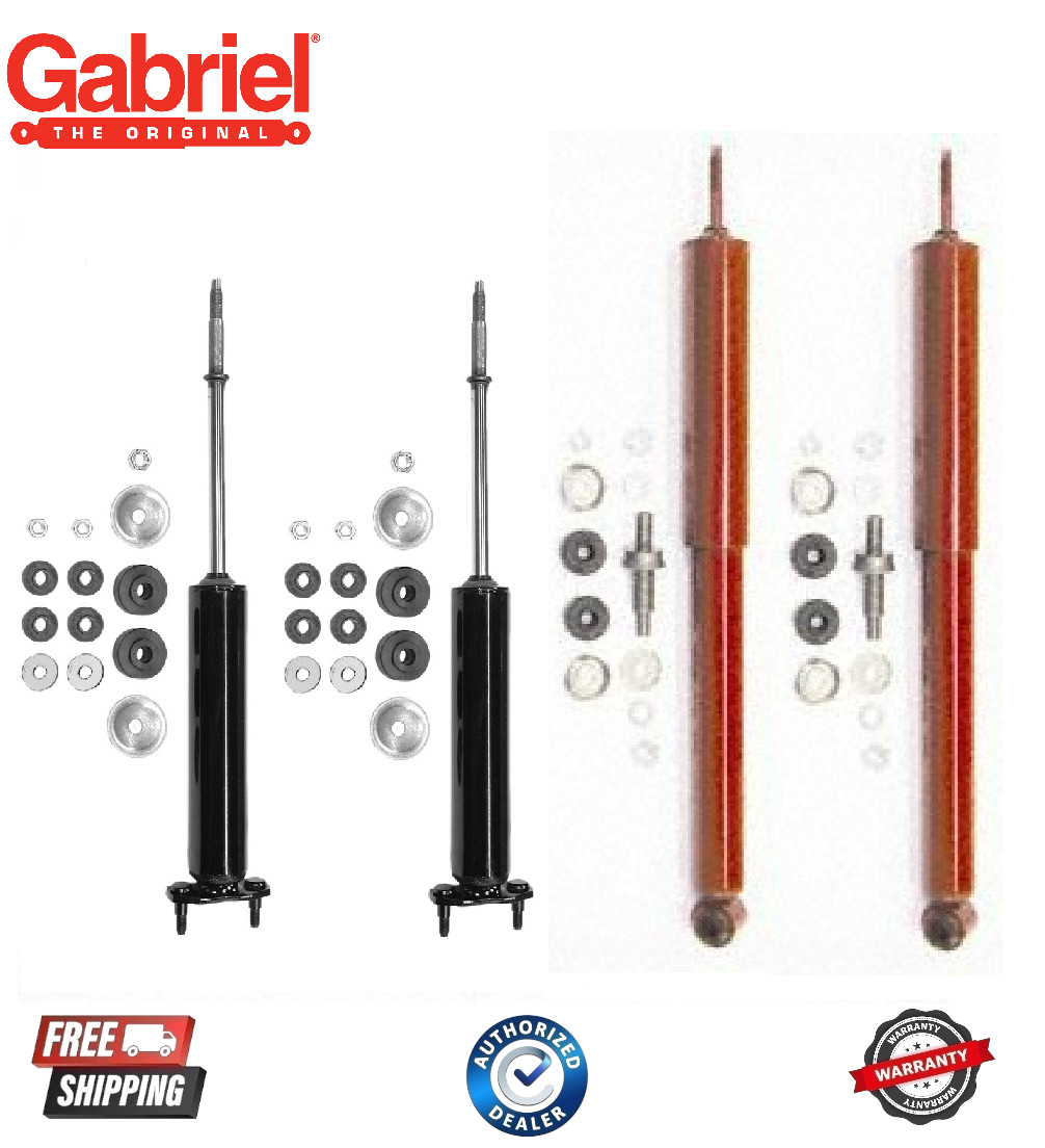 1966-1971 Ford Ranchero Gabriel Gas Shock Absorbers Front and Rear