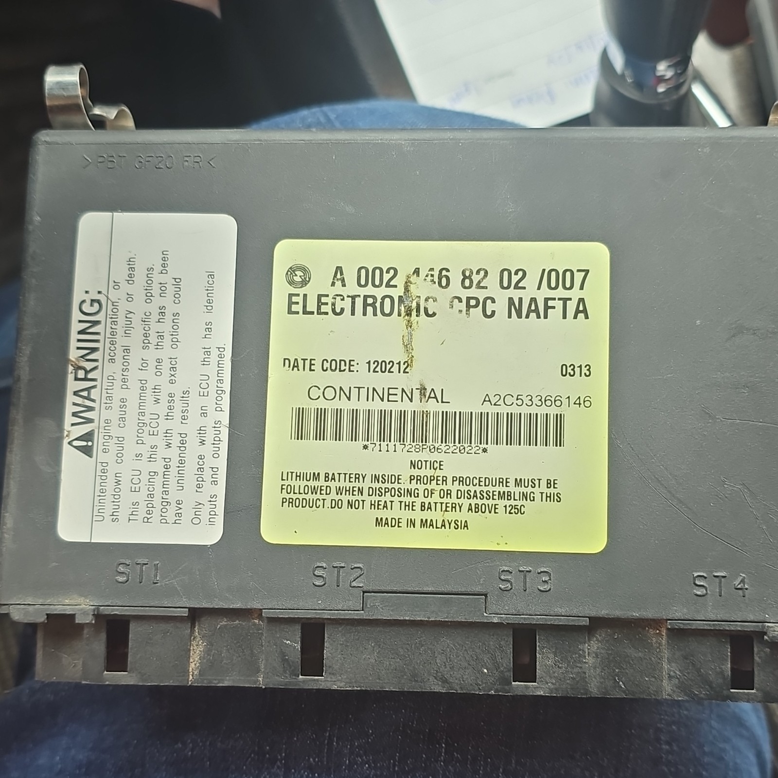 Freightliner Electronic CPC NAFTA A 002 446 82 02 / 007 Continental A2C53366146
