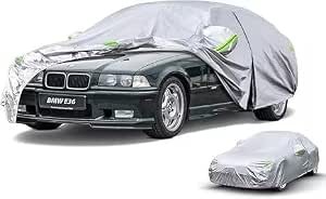 Car Cover Custom fit BMW 3 Series E36 (1990-1999) 6 Layers Windproof All Weather