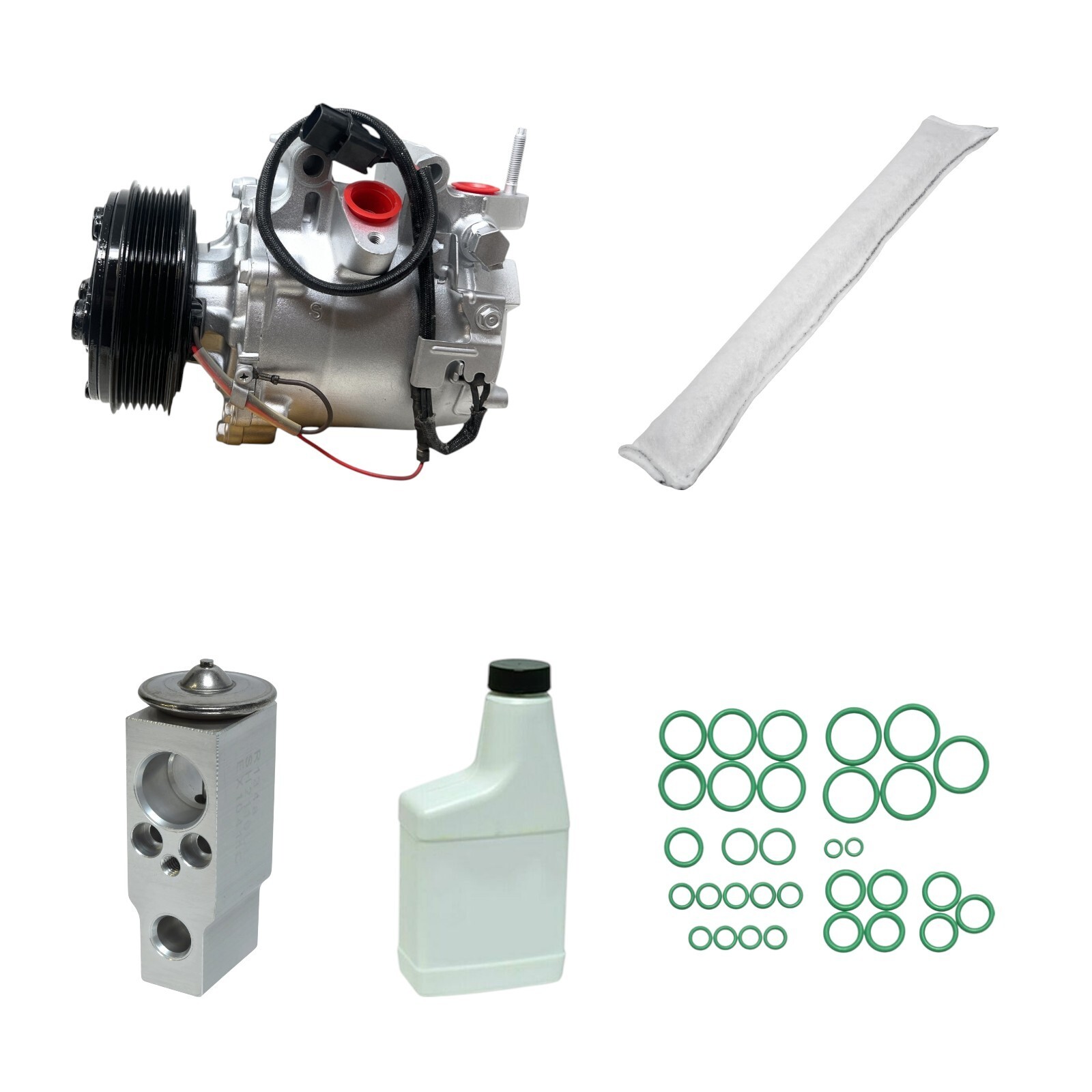 AC Compressor Kit Fits Honda Civic 2012-2015 L4 1.8L Two Door OEM TRSE09 KT584
