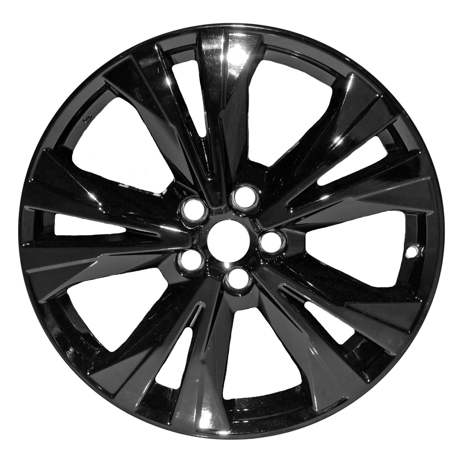 20x7.5 5 Double Spoke Refurbished Aluminum Wheel Painted Black 560-62743