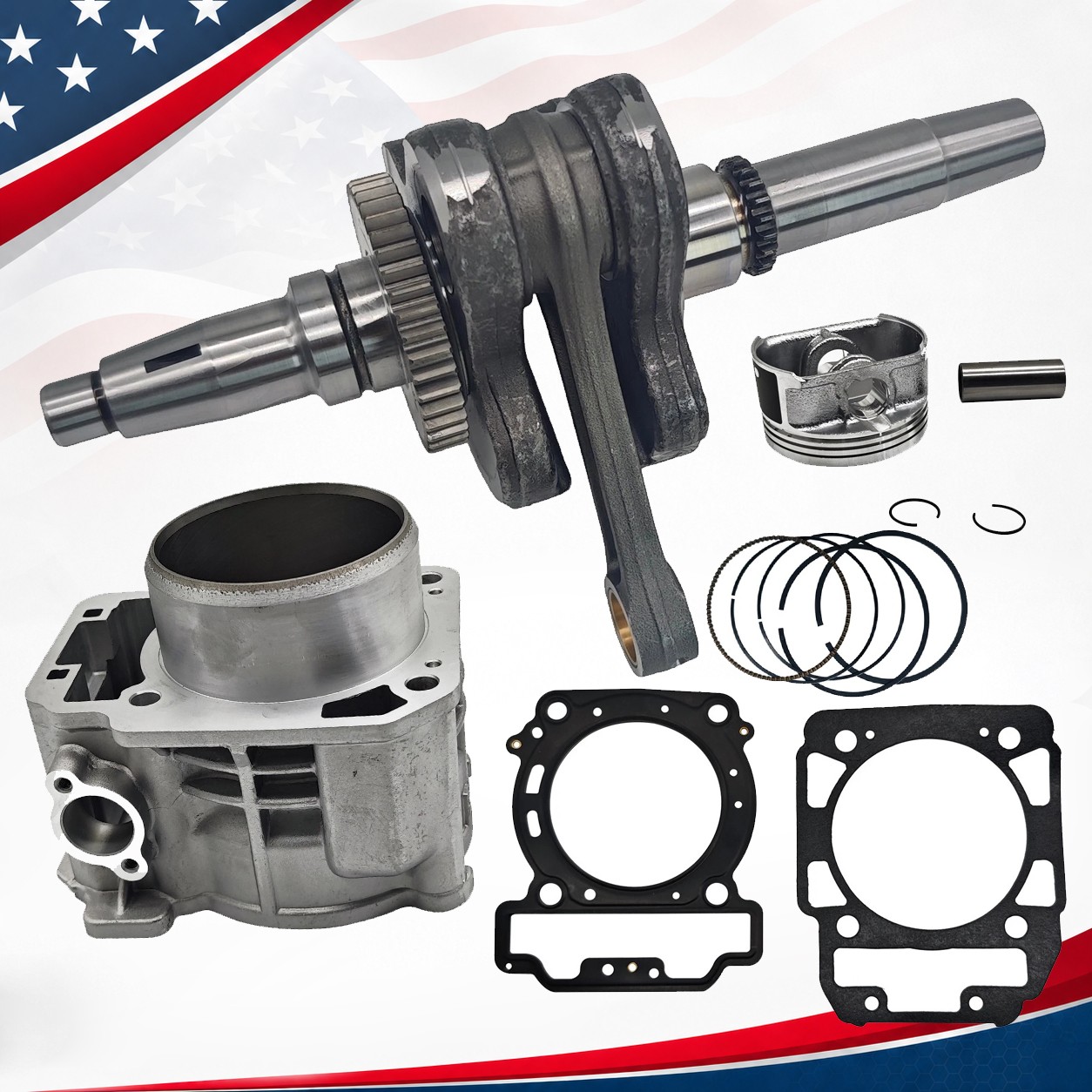 Crankshaft Cylinder Rebuild Kit for CFmoto CForce 600 Touring 625 191S ATV 23-25