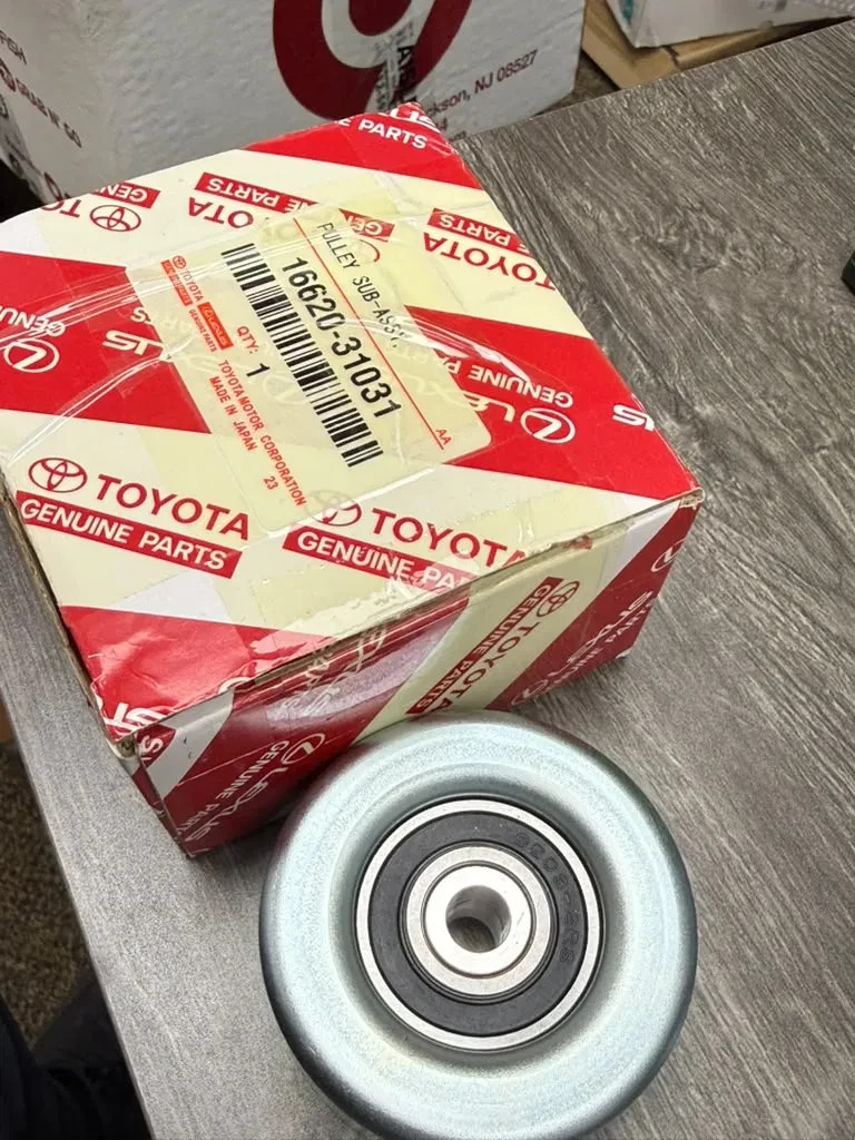 Genuine OEM Toyota Lexus Idler Pulley Sub-Assembly 16620-31031 Made in Japan Genuine OEM Toyota Lexus Idler Pulley Sub-Assembly 16620-31031 Made in Japan