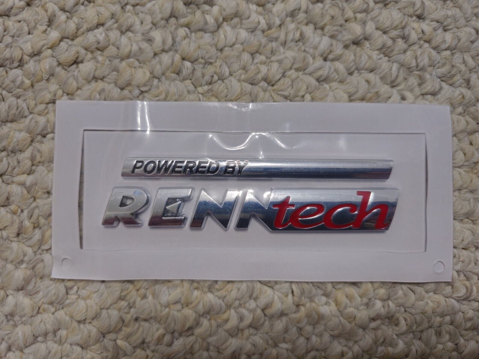 RENNtech Mercedes Powered By RENNtech 4 Inches Chrome
