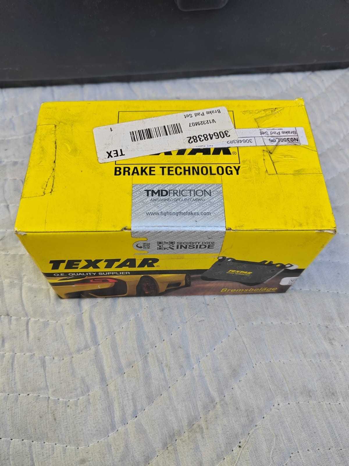 TEXTAR Rear Disc Brake Pads FOR VOLVO 2307602