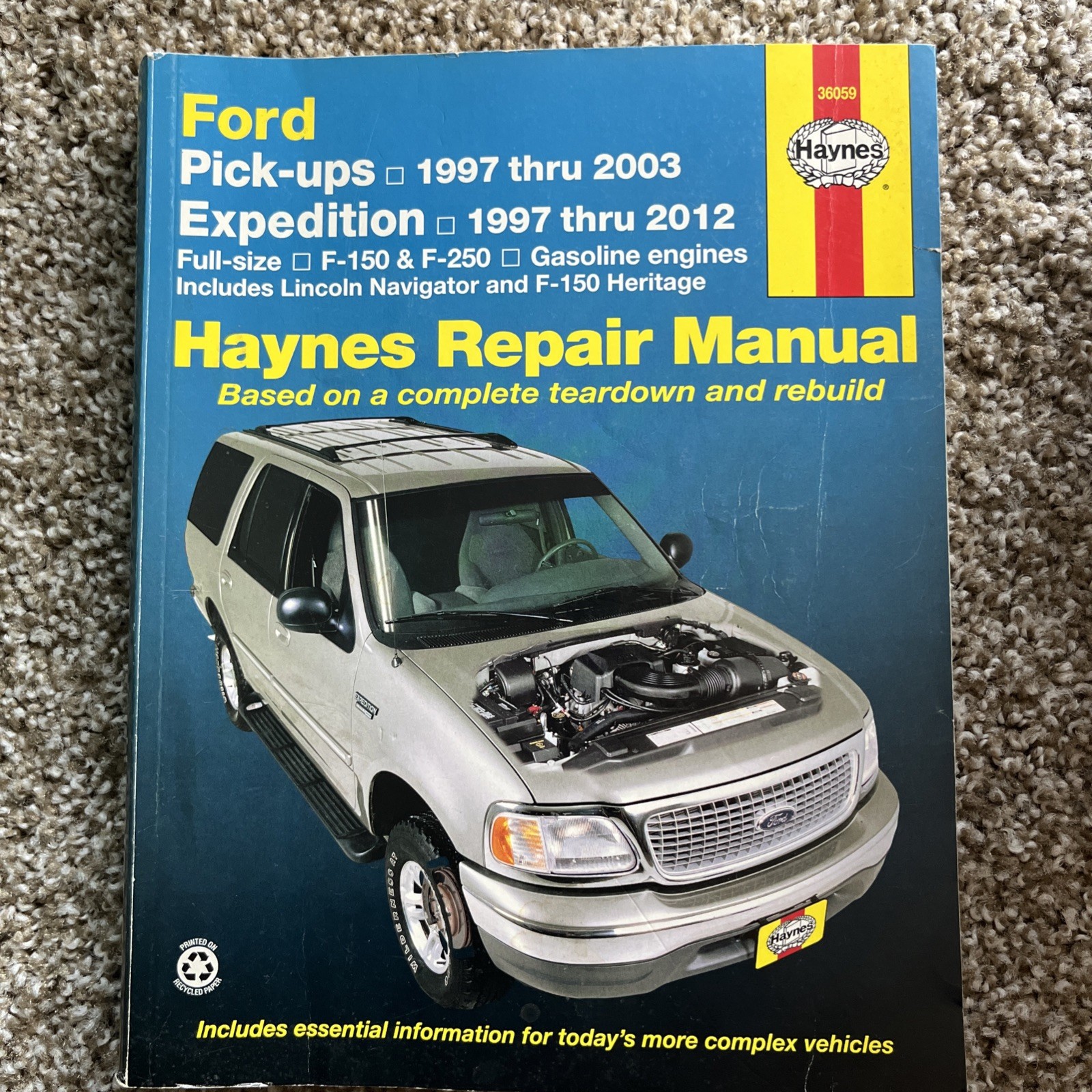Haynes 36059 Ford Pick Ups & Expedition F-150 F-250 1997 - 2002