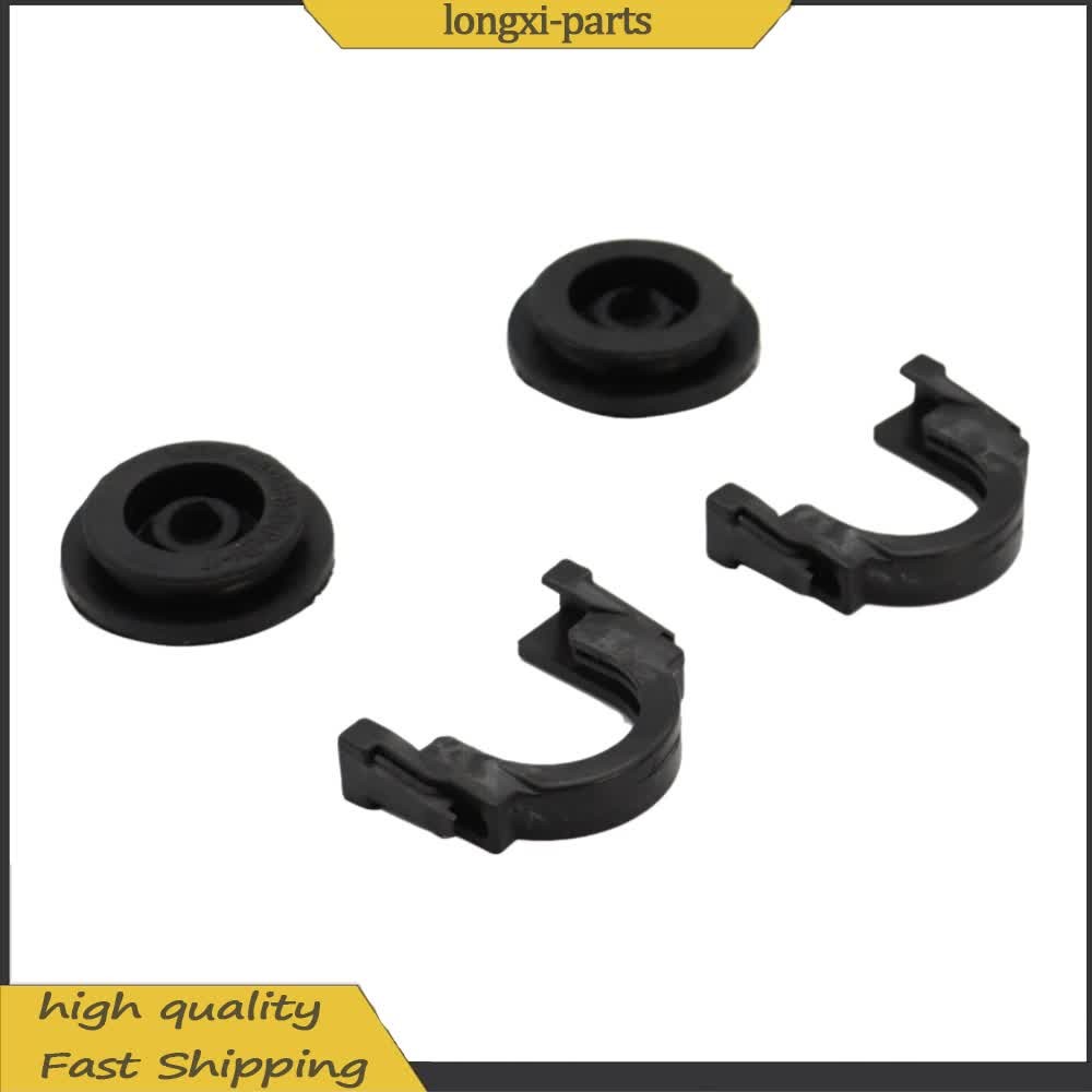 For Nissan Maxima Quest Rogue Altima Upper Radiator Mount Bracket & Bushing 2Set
