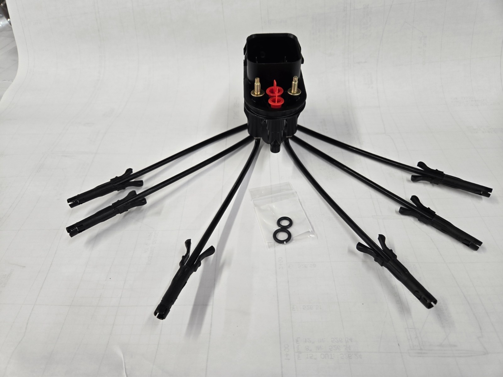 1996-1999 Central Port Fuel Injector Spider for GMC Chevy 4.3 Liter Engine