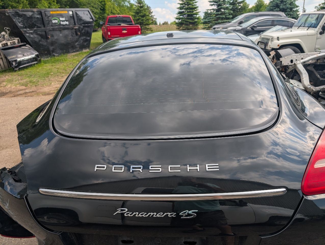 Trunk/Hatch/Tailgate 4 Model With Spoiler Fits 10-13 PORSCHE PANAMERA 1045376