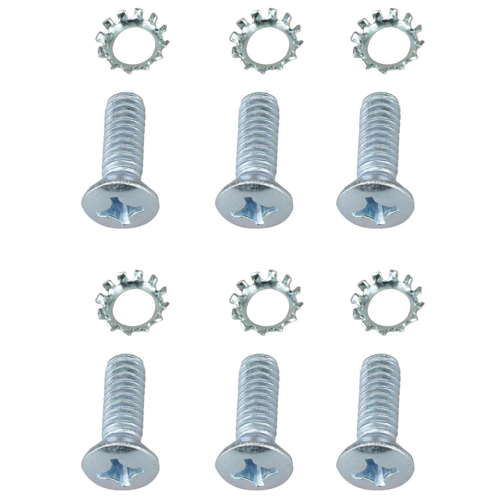 12pcs 1963-1967 C2 Corvette Convertible Vent Glass Regulator Screws