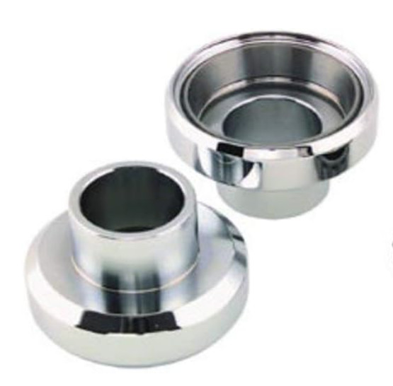Chrome Steering Head Bearing Cup Set 1949 - 2005 Harley Stainless Steel NEW USA