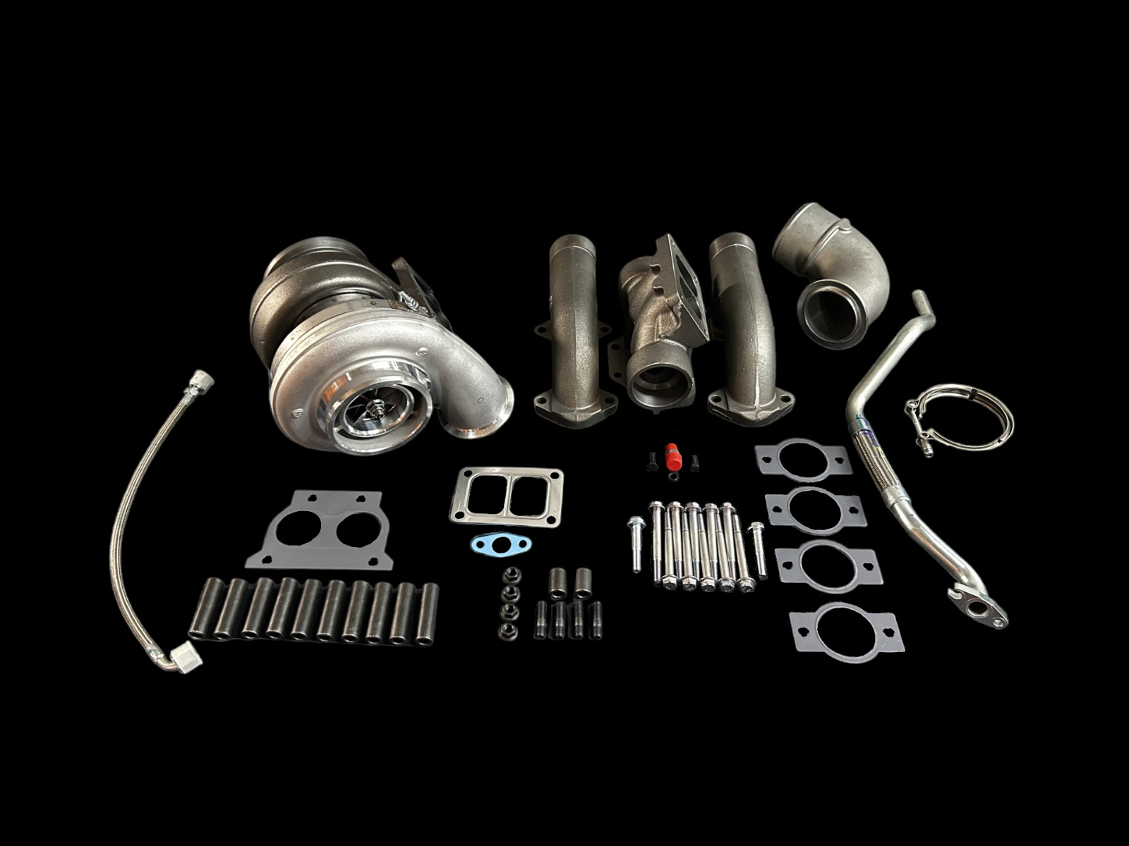 New Aftermarket ISX T6 Exhaust Manifold Kit With Zeki 171702 Turbocharger