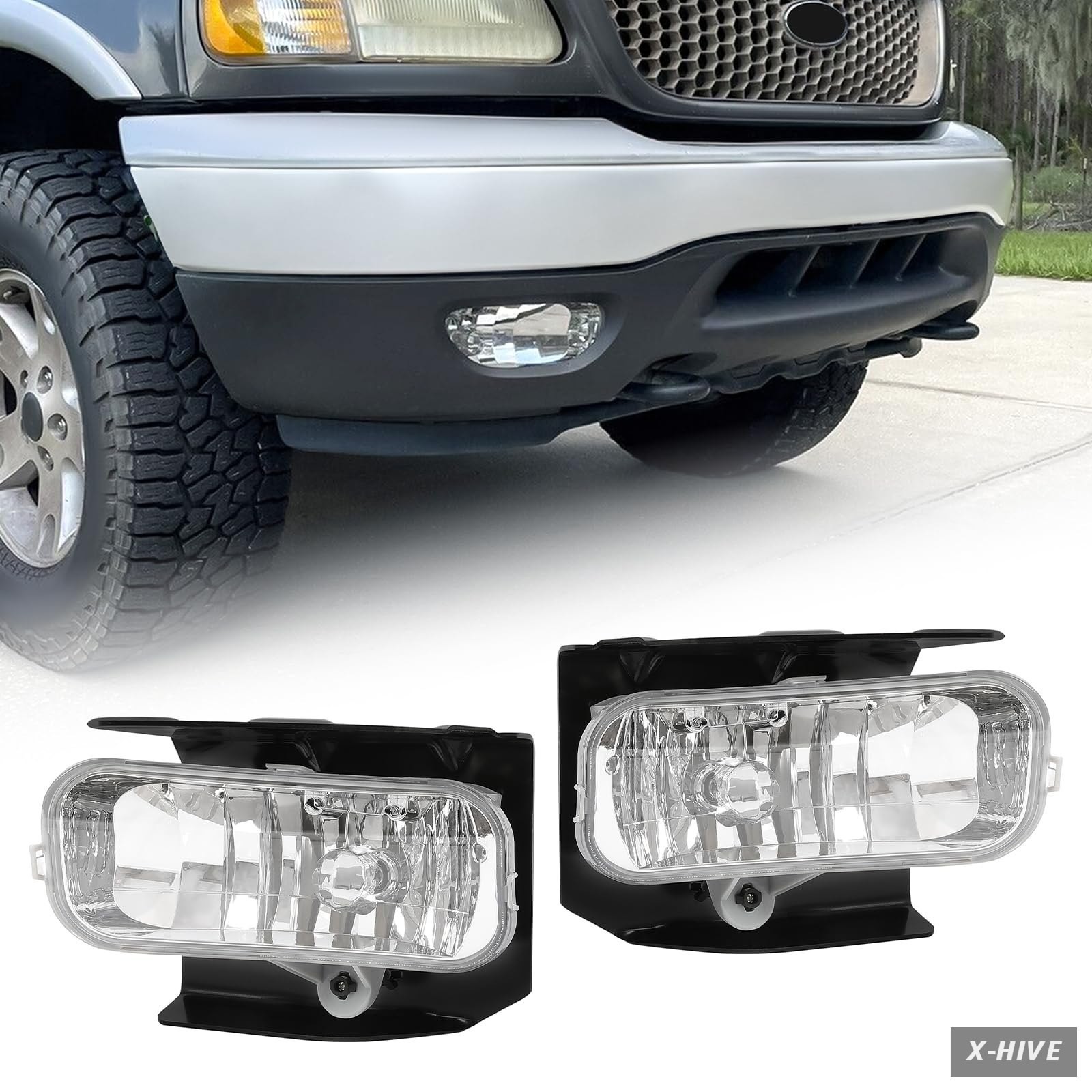 Driving,Fog Spot Lights 12 volts Waterproof 1 KUAFU Pair Light Compatible 99-04