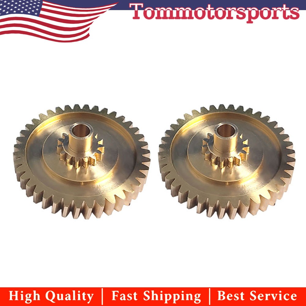 Pair LH & RH Convertible Top Trans Brass Gears For Porsche Boxster 1997-2012