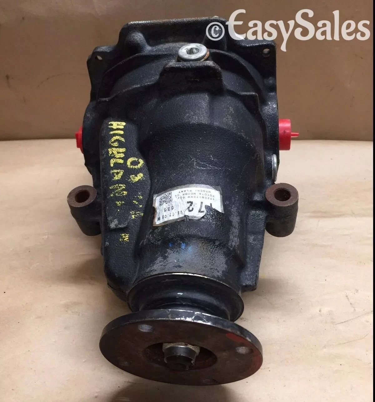 2004-2013 Toyota Highlander Rear Axle Differential Carrier Assembly AWD