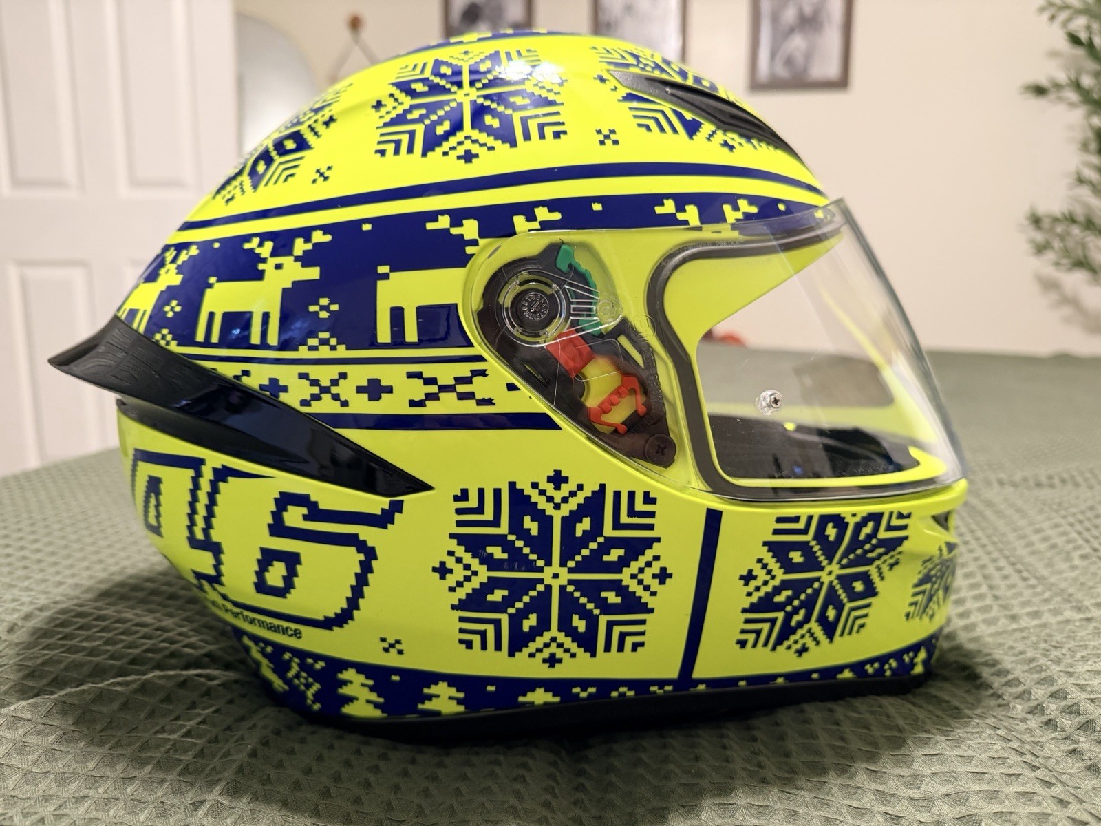 AGV Corsa K-1 Valentino Rossi Winter Test 2015 Helmet XXL