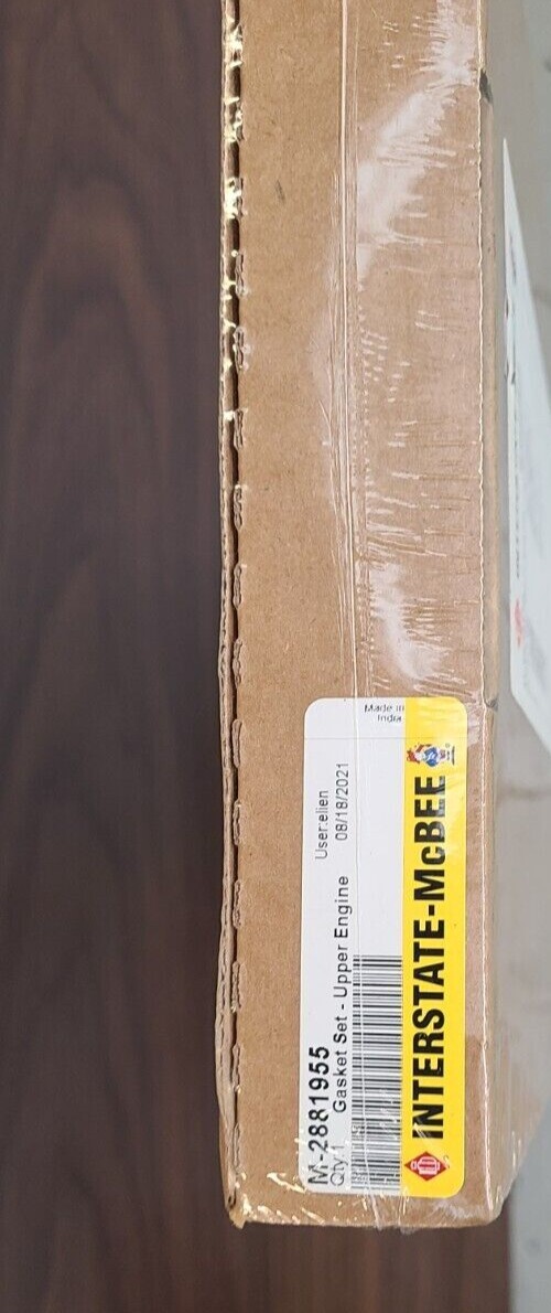 INTERSTATE-MCBEE CUMMINS UPPER GASKET KIT M-2881955