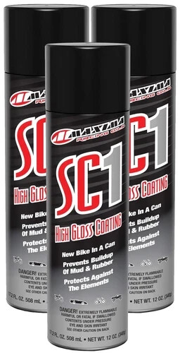 Maxima 3 Pack SC1 High Gloss Silicone Clear Coat 17.2oz. Spray Cans