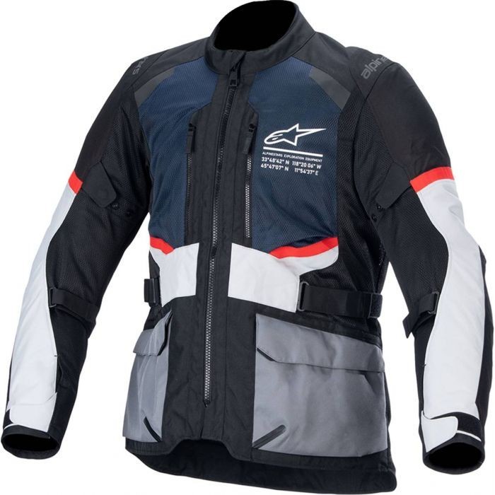 Alpinestars Men's Andes Air Drystar Jacket Blue/Black/Gray Size Medium Alpinestars Men's Andes Air Drystar Jacket Blue/Black/Gray Size Medium
