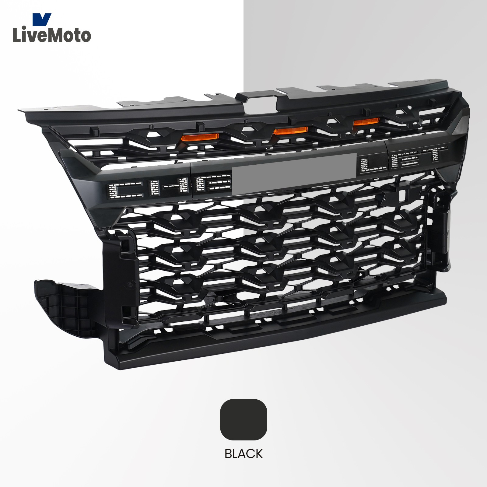 Front Bumper Grille Assembly For 2021-2022 Chevrolet Colorado ZR2 Wiring Harness