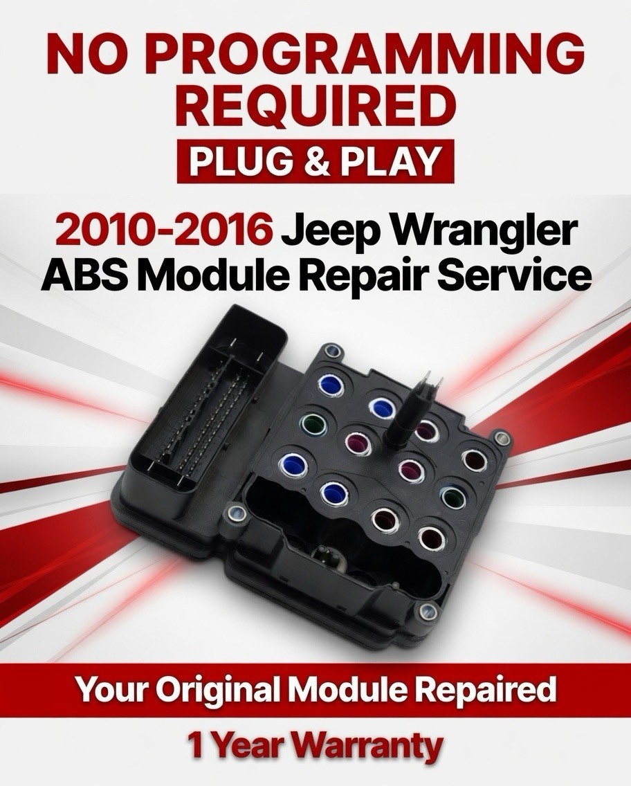 ✅ Repair Service 2010-2018 Jeep Wrangler ABS EBCM Anti-Lock Brake Control Module