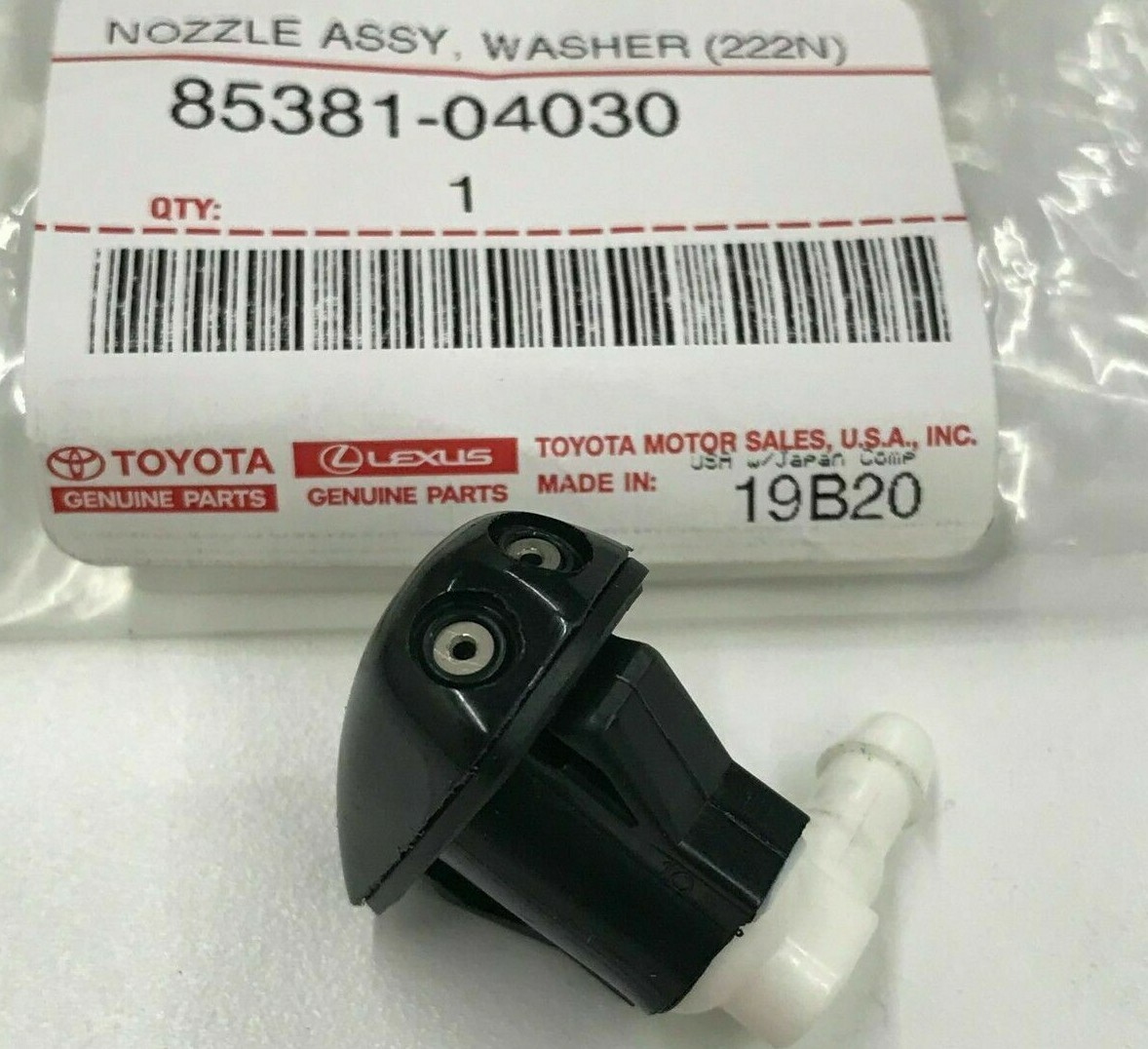 OEM TOYOTA 1995-2004 TACOMA WINDSHIELD WASHER NOZZLE 85381-04030