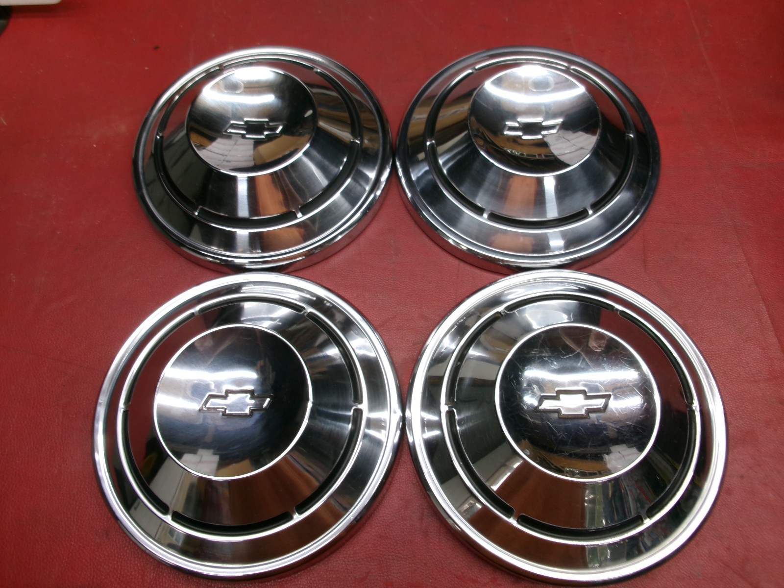 VINTAGE 1969 CHEVY CAMARO ZL1 YENKO NOVA DOG DISH POVERTY HUBCAPS WHEEL COVER