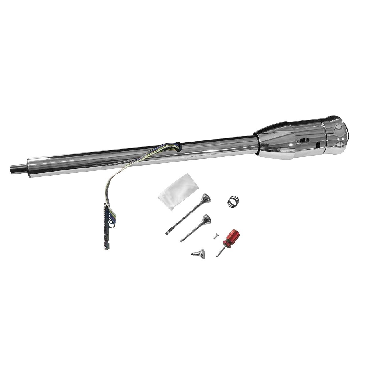 For 1962-1968 Chevrolet Chevy II Steering Column Tilt Floor Shift, Chrome For 1962-1968 Chevrolet Chevy II Steering Column Tilt Floor Shift, Chrome
