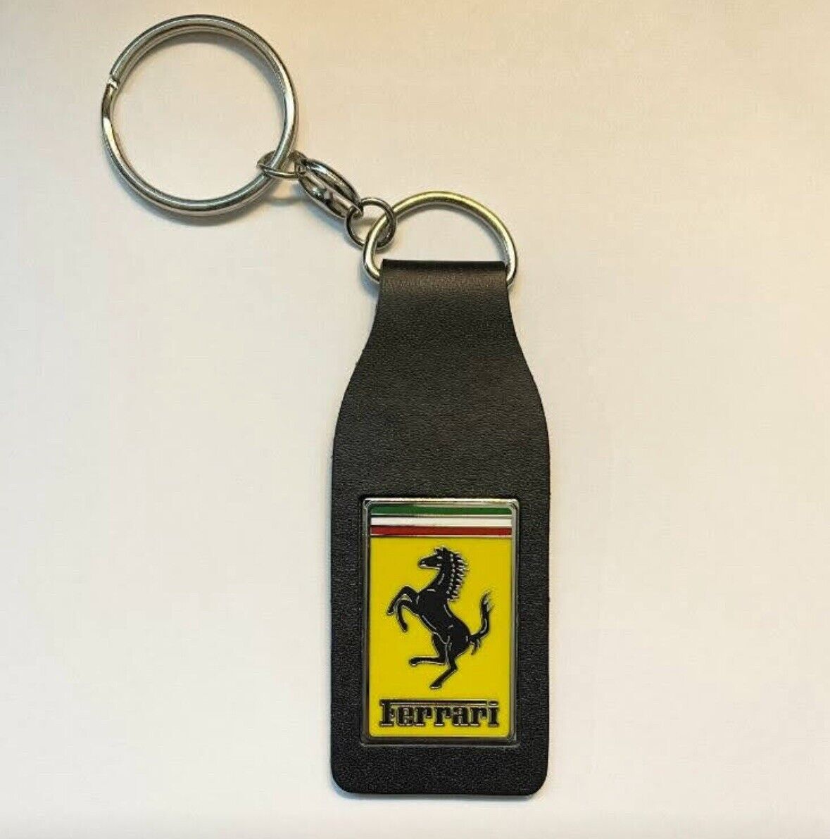 Ferrari Genuine Leather Keychain