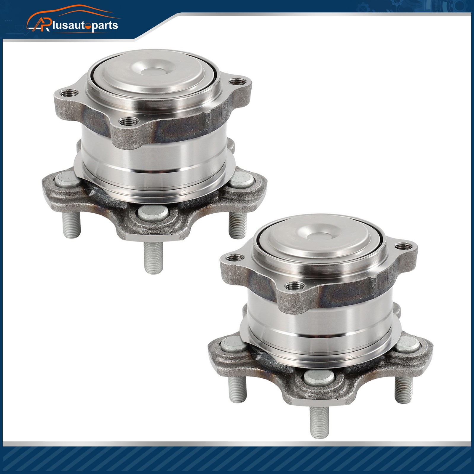 Pair Rear Wheel Bearing Hub For Nissan Altima 2019-2023 For Rogue 2021-2024 FWD