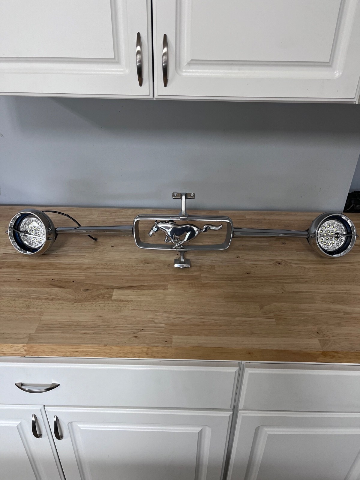 Original 1965 Ford Mustang GT K-Code Fog Light Bar Grille OEM Factory GT