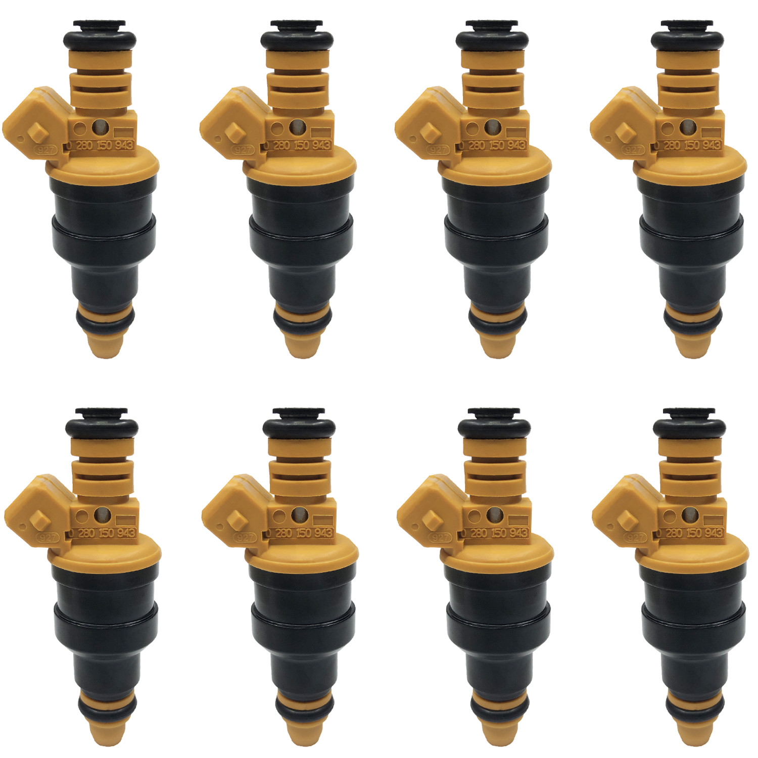 8 X 19LB INJECTORS 4-HOLE SPRAY PATTERN FOR 1986-2002 FORD MUSTANG GT 5.0 4.6 V8