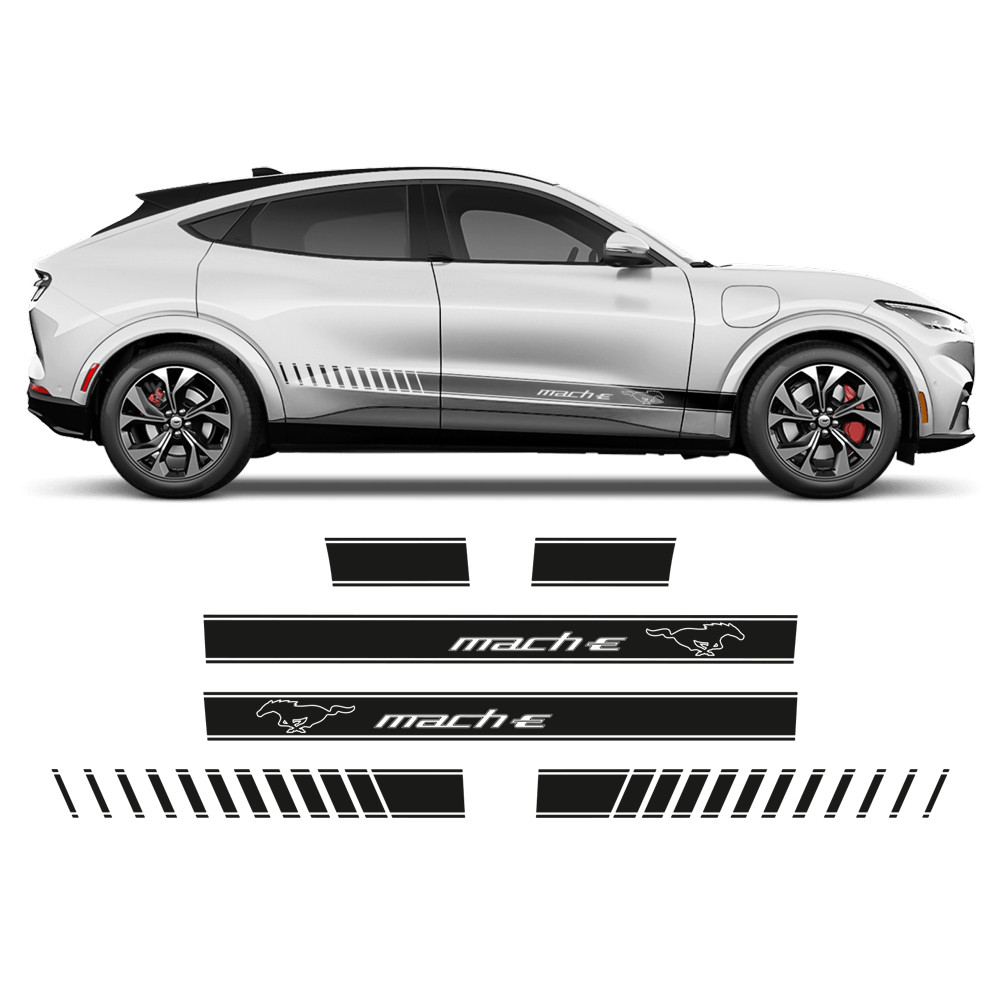 MACH - E Graphic Side stripes, for Ford Mustang 2021-2025