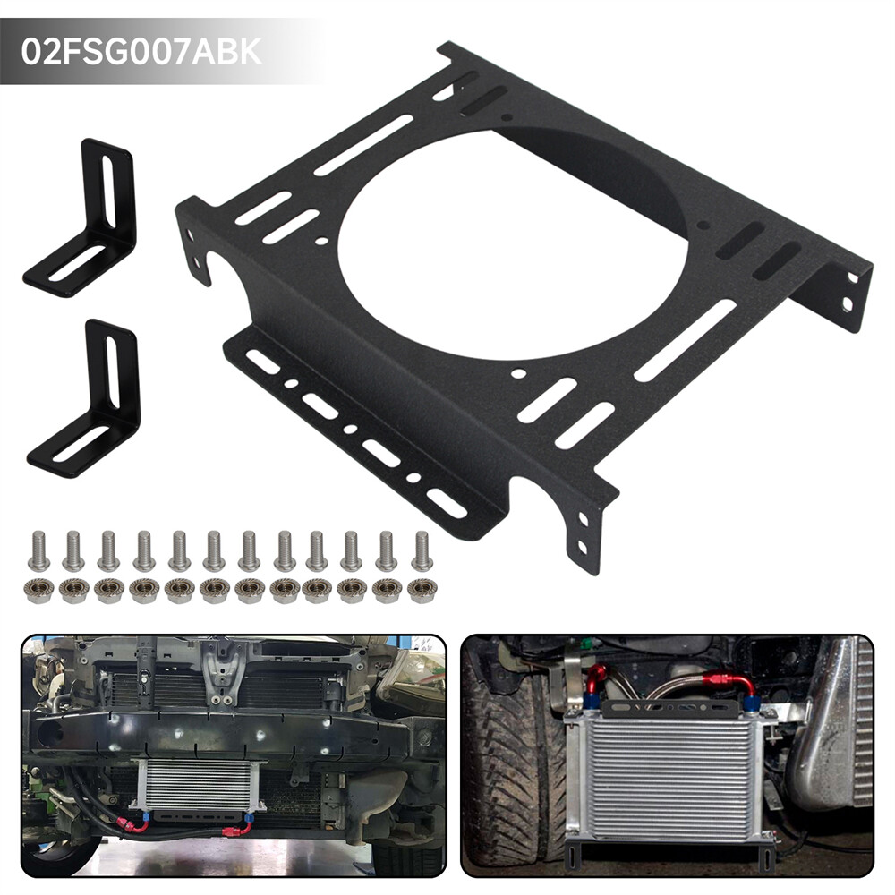 Universal Oil Cooler 30 Row Mounting Bracket Kit Transmission Engine MOCAL