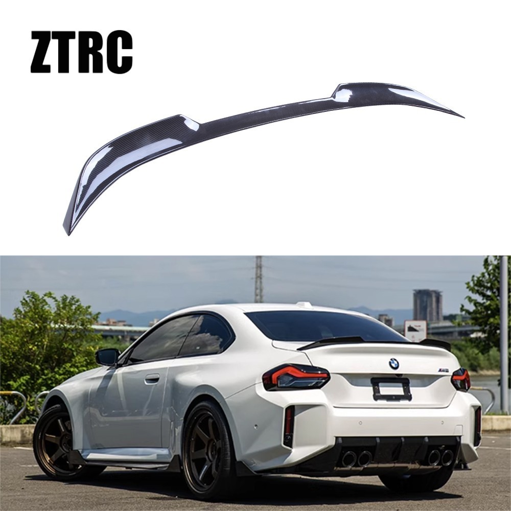 Dry Carbon Fiber Trunk Wing Spoiler For BMW G42 Coupe/G87 M2 2023-2026