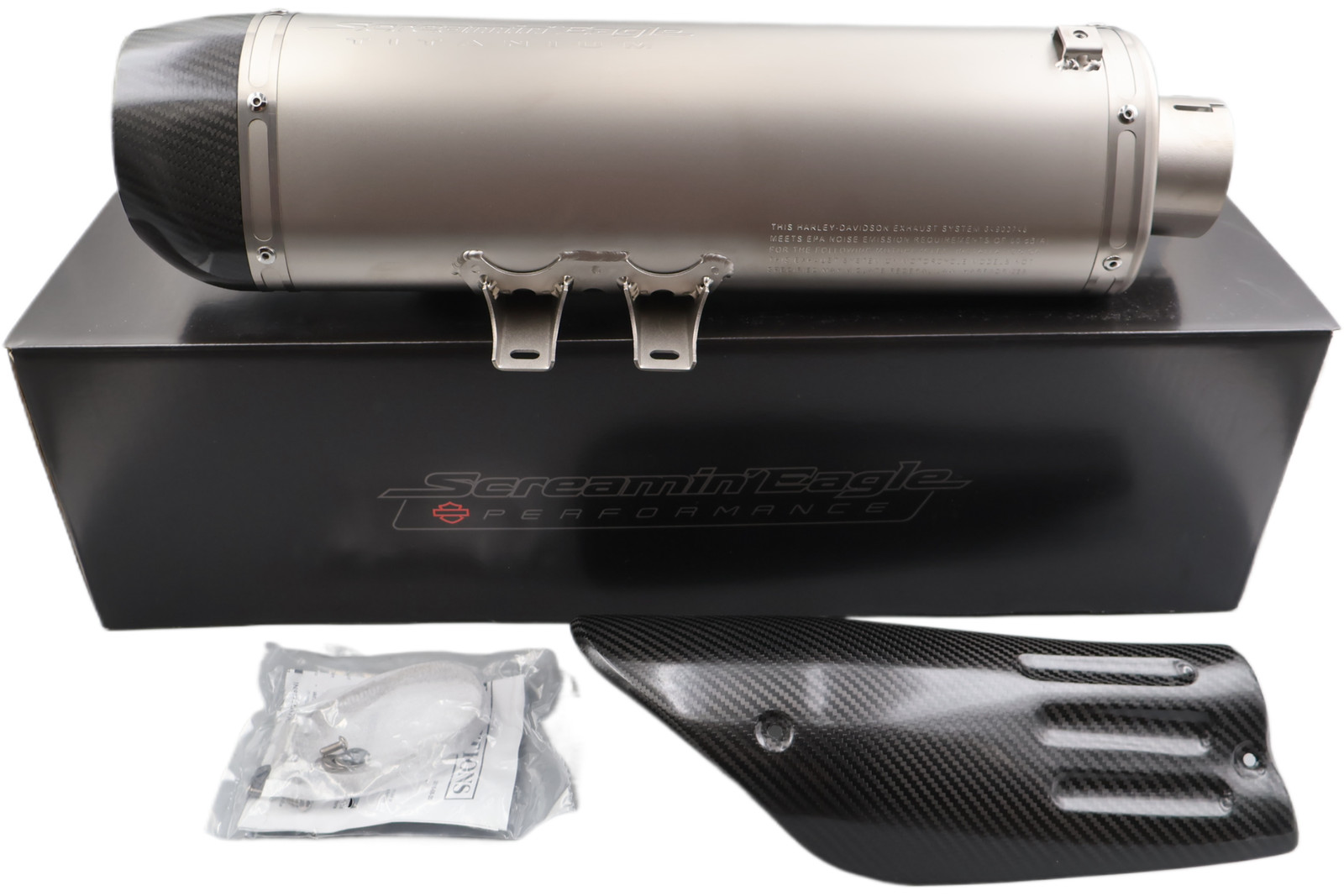 64900749 NEW OEM 2019 AND NEWER HARLEY FXDRS SCREAMIN EAGLE TITANIUM MUFFLER