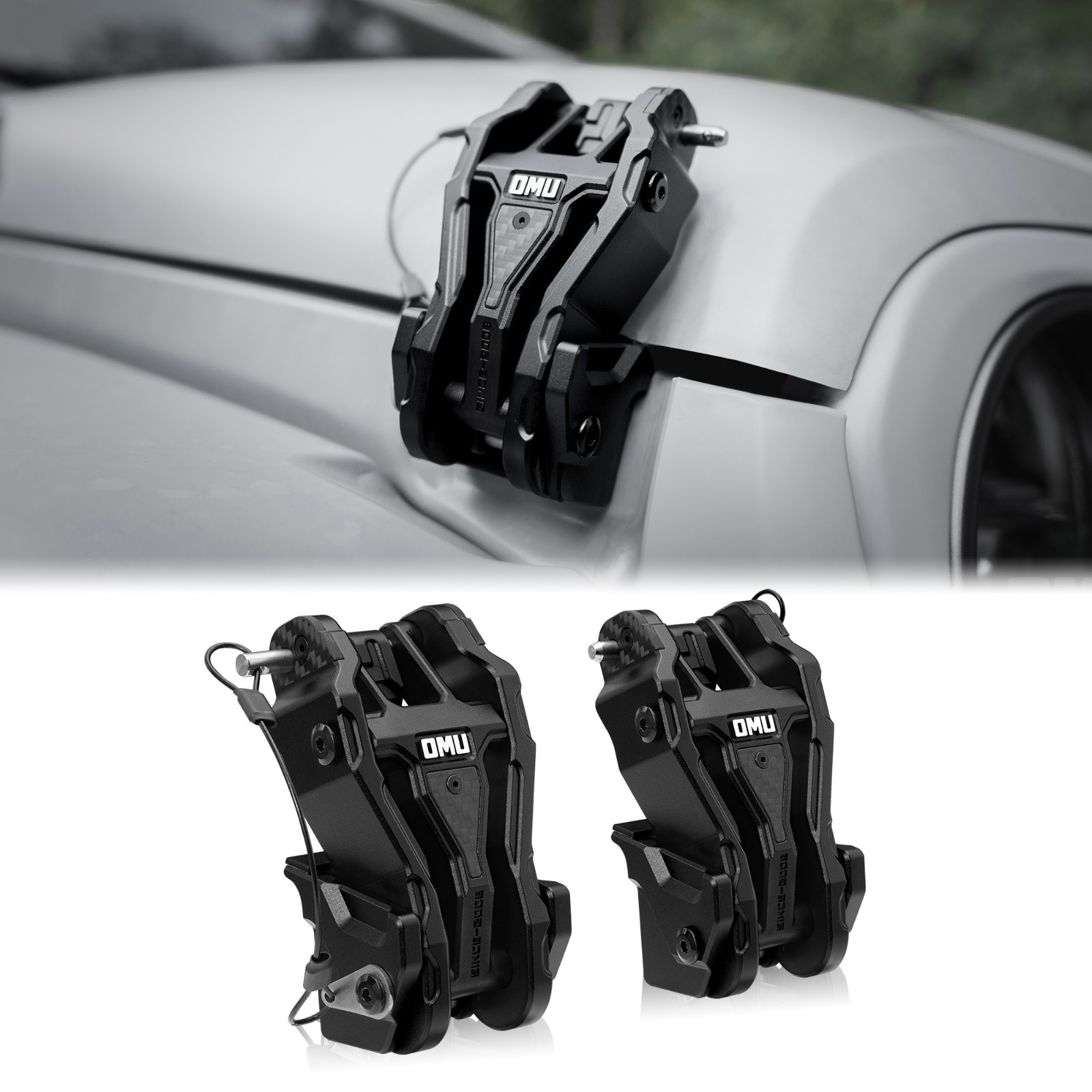 OMU Aluminum Adjustable Hood Latch Catch Fit 2007-2017 Jeep Wrangler JK OMU Aluminum Adjustable Hood Latch Catch Fit 2007-2017 Jeep Wrangler JK