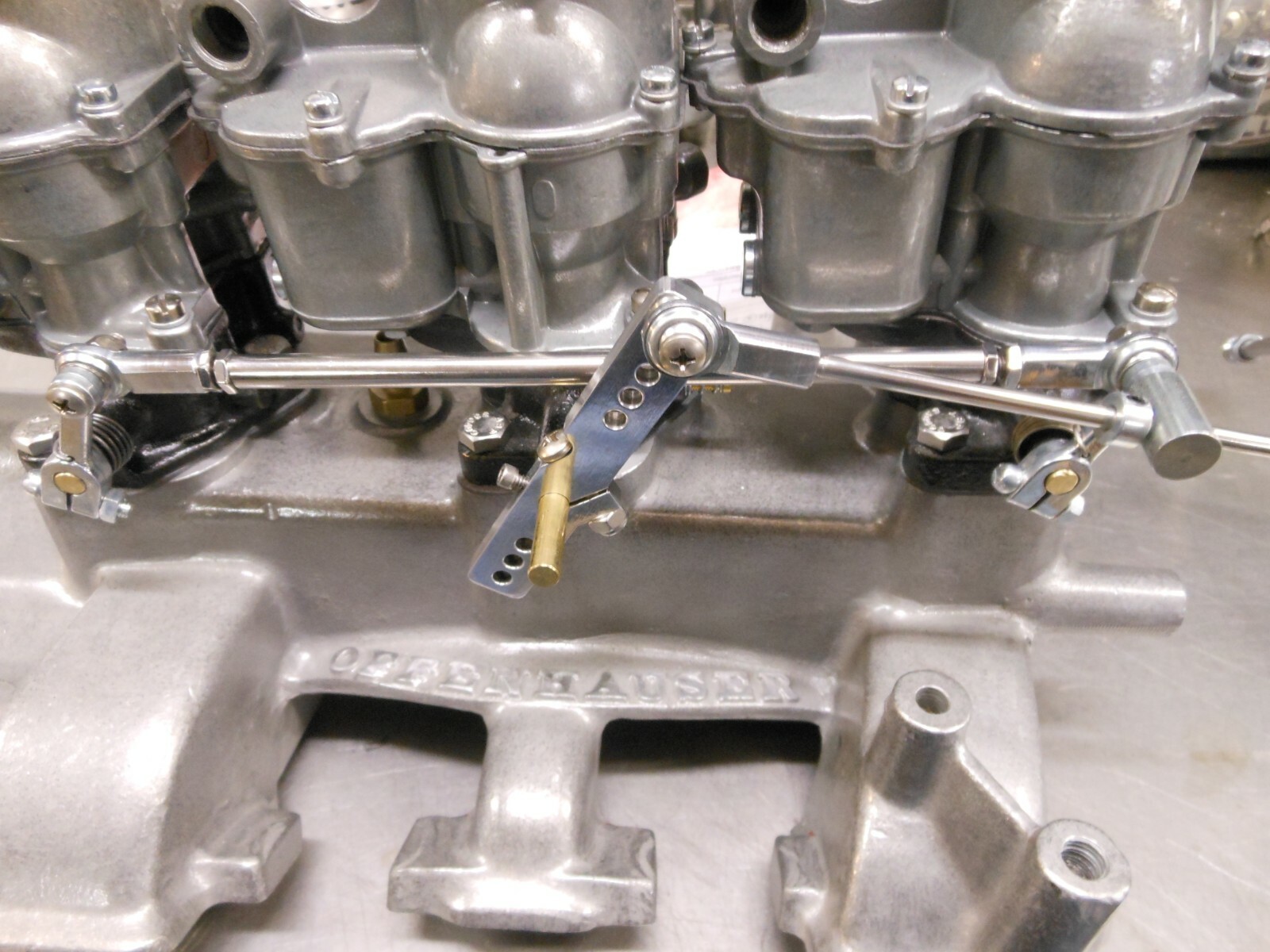 VINTAGE SPEED'S 3x2 PROG. SS  LINKAGE HOT ROD HOLLEY 94 TRI POWER (OUR BEST)