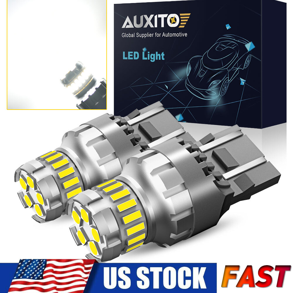 AUXITO 7443 7440 LED TURN SIGNAL LIGHT BULBS ANTI HYPER FLASH SUPER BRIGHT WHITE