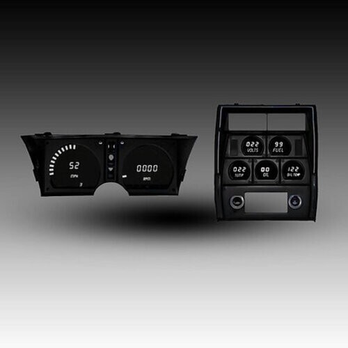 1978-1982 Corvette Digital Gauge Cluster White LED DP2002W Made In USA