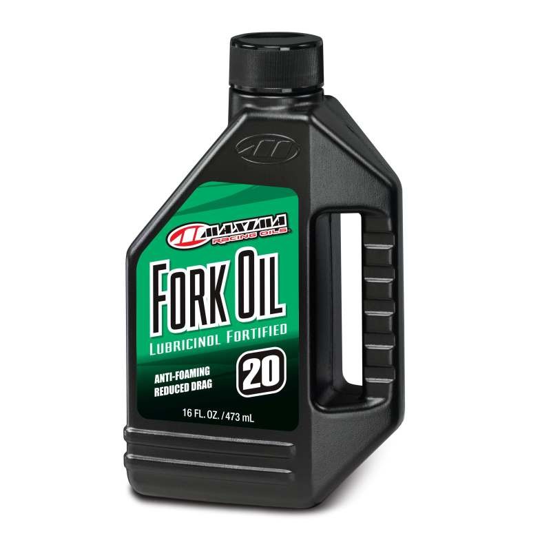 Maxima Fork Oil Standard Hydraulic 20WT - 16oz for Powersports Forks (12 / Case) Maxima Fork Oil Standard Hydraulic 20WT - 16oz for Powersports Forks (12 / Case)