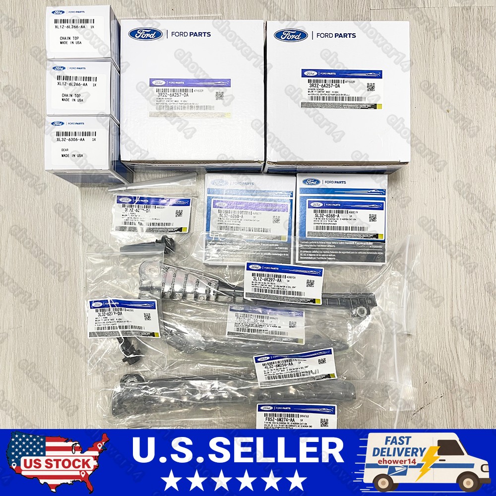 13PIECES TIMING CHAIN KIT XL3Z-6306-AA For 2000-2010 FORD F-250-550 5.4L V8 24V
